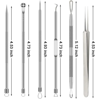 6PCS Pimple Removal Tool Blackheads